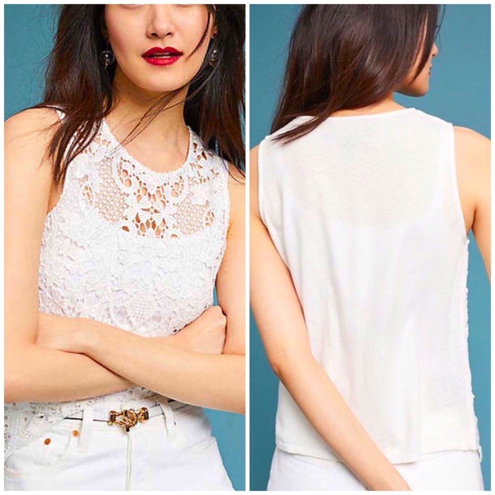 NWT Anthropologie James Coviello Martigues Tank